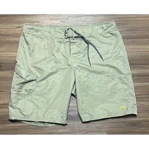 686 Six Eight Six Brown Cargo Hybrid Board Shorts Swimwear Men's Sz XL